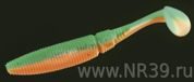 Виброхвост NOMURA Rolling Shad силикон., 8,5см., 5,5гр, цв.55 OrangeGreen Япония